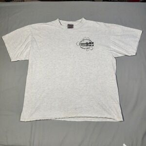 Vintage 1996 Lake Yellowstone Hotel T Shirt Oneita Power-T Gray XL Single Stitch